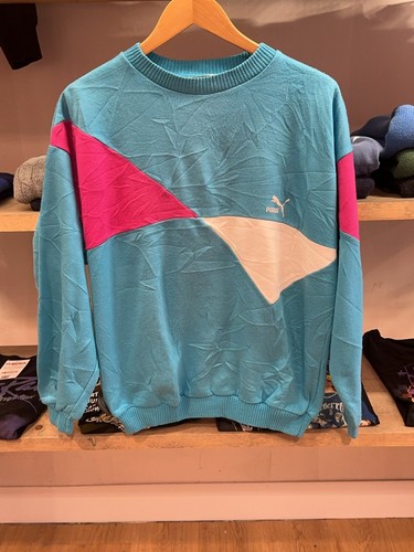 Vintage puma sweatshirt blue - vintage,