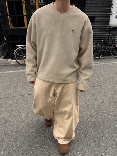 Puma vintage fleece pullover - vintage,