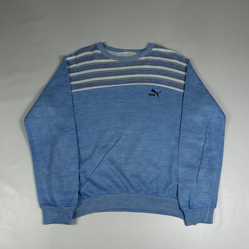 Vintage puma blue crewneck - puma,