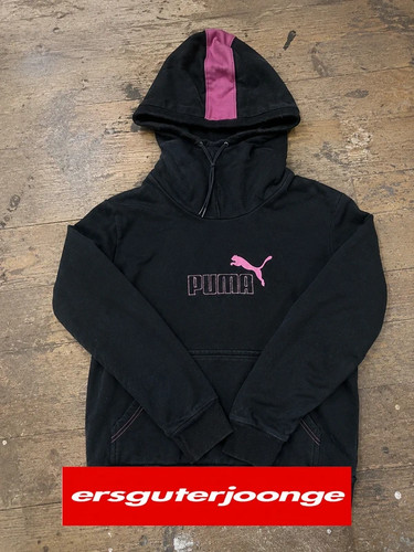 Puma hoodie schwarz pink - puma,